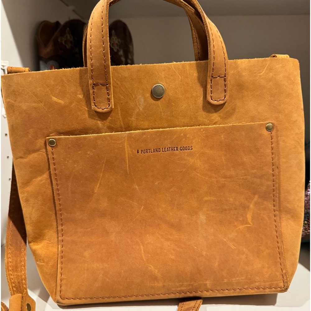 Portland leather mini crossbody
